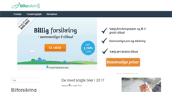 Desktop Screenshot of bilforsikring.net